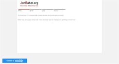 Desktop Screenshot of jonbaker.org