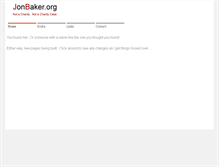 Tablet Screenshot of jonbaker.org